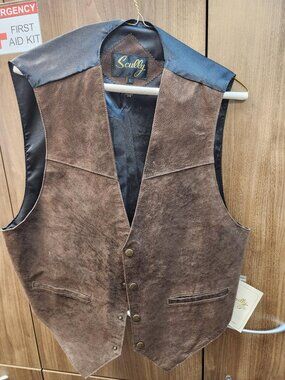Scully leather vest
